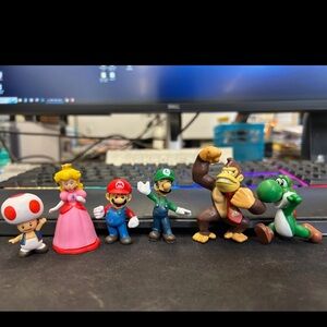 6 pcs/ Set Mario Figures Toy